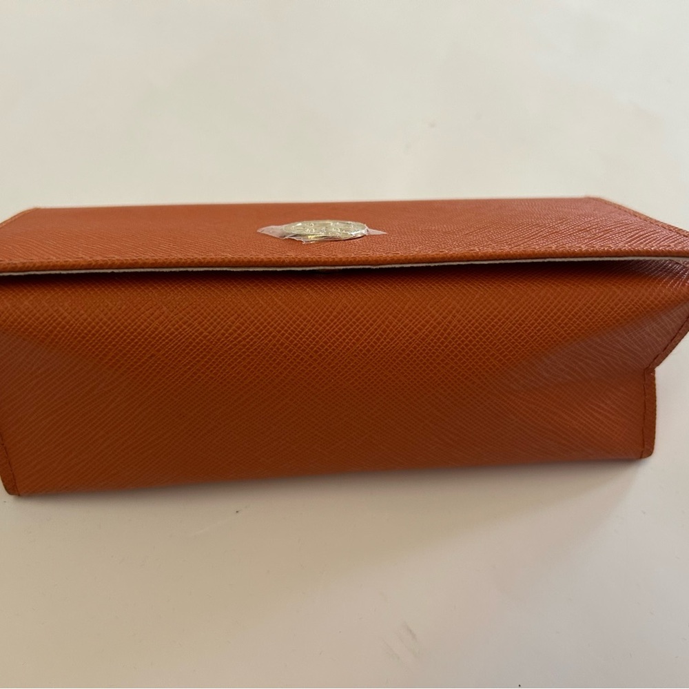 Tory Burch Orange eyeglass case and Tory Burch. Cloth - Picture 3 of 10